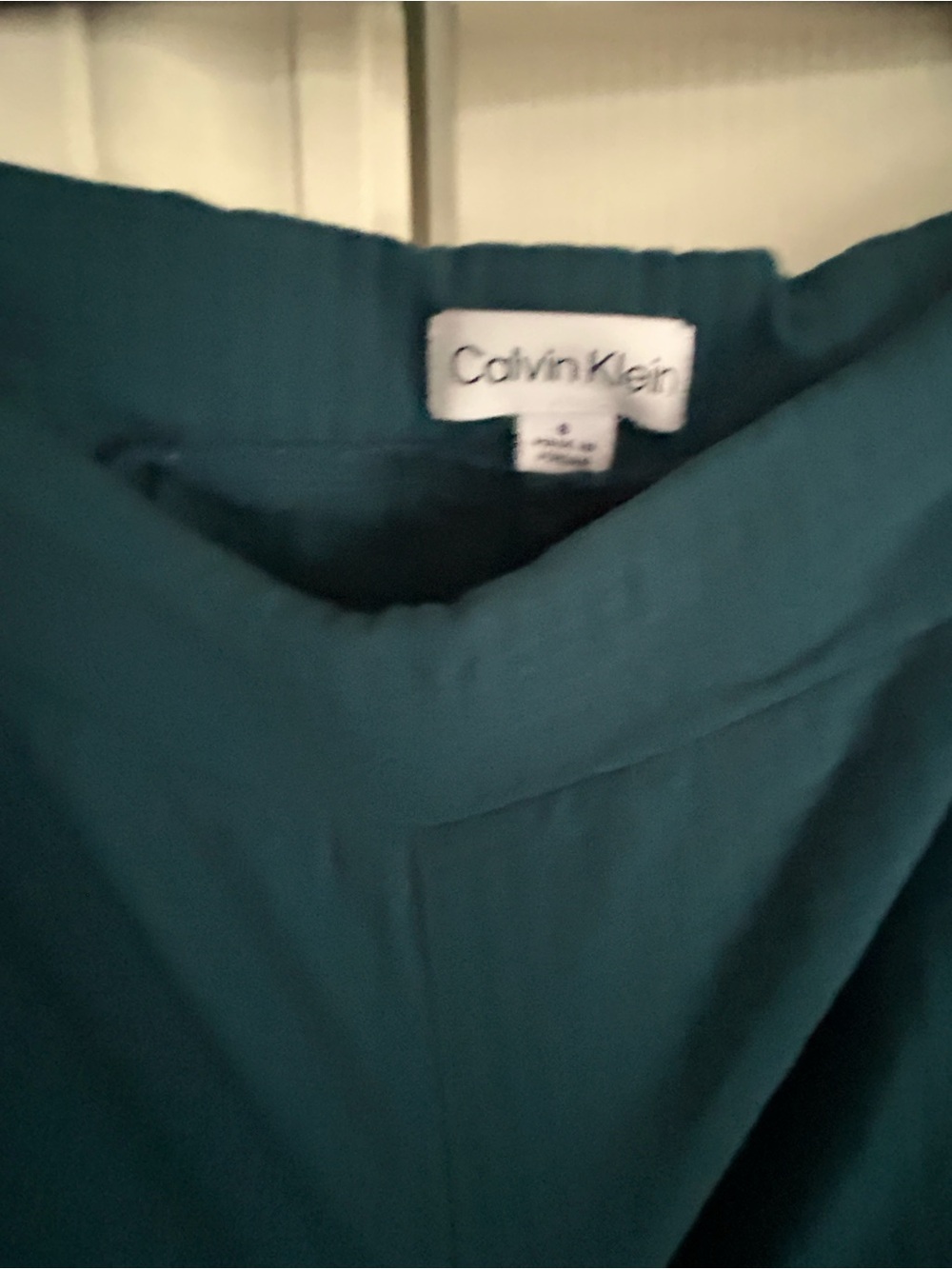 Calvin Klein Deep Teal Pants